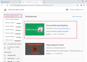 Chrome Remote Desktop