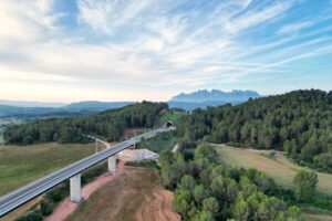 Foto del túnel del Viaducte del Suanya